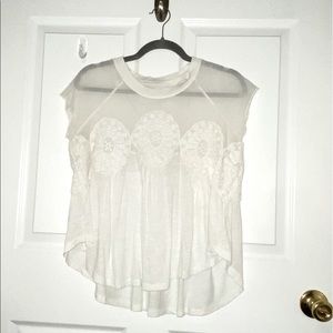 Embroidered White Tee